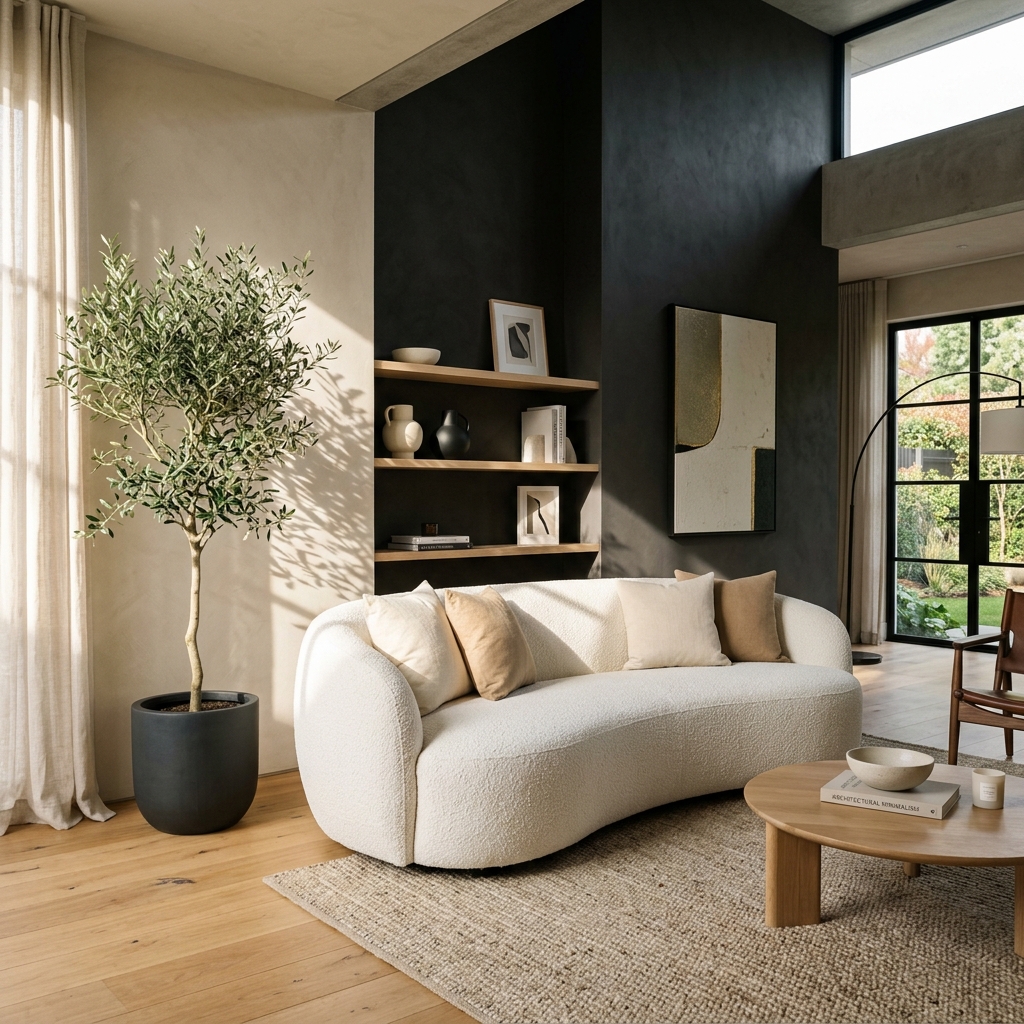 Luxury Modern Armchair Lounge Setup